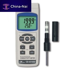 Portable conductivity meter CD-4316SDdigitalwith data logger