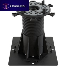 Polypropylene raised floor pedestal LUNAR SUPPORTself-levelingoutdooradjustable