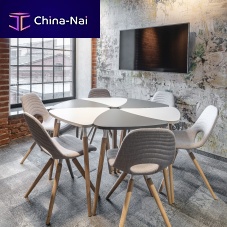 Contemporary restaurant chair TAUKOindoorfabricwooden
