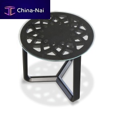 Contemporary pedestal table TL71 GALILEO woodenroundhome