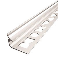 Aluminum edge trim LUNA FIXfor tileinside corner