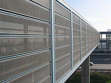 Fence with bars for green spacesmetalcontemporary