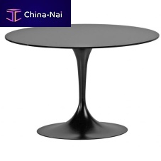 Contemporary table ONDAlaminated MDFglasspolycarbonate