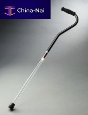 Walking stick with offset handle PathLighterfoldinganti-slip