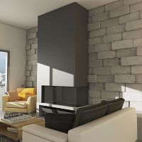 Indoor tile PANELO 3Dwallconcretegeometric pattern