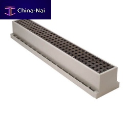 Drainage channel with grating TR1concretestreet