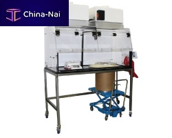 Laboratory workstation for the pharmaceutical industry Bag Out seriesfor powder handlingfloor-standing