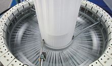 Circular weaving machine for bags