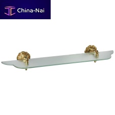 Wall-mounted shelf 9007 - 01classicglassbrass