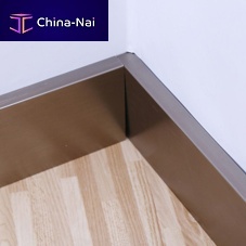 Aluminum baseboard for electrical wiring
