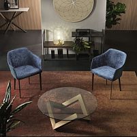 Contemporary chair CARMEN COMFORTindoorfabricleather