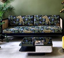 Contemporary sofa CANE 210bluemulti-colorred