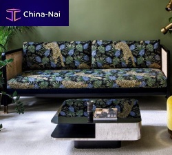 Contemporary sofa CANE 210bluemulti-colorred