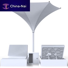 Fabric parasol commercial