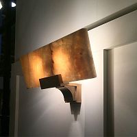 Art Deco wall light SERRALVES indoorbrassmarble
