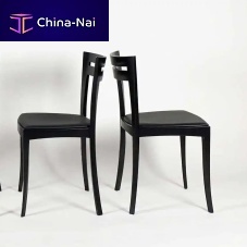 Traditional chair BRISA 525indoorleatherwalnut base