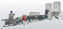 Plastics recycling extrusion line 37D-FTTCfor PPfor PEfor stretch film