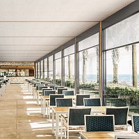 Roller blinds CLICK ZIP TWINfor windowfabricstainless steel