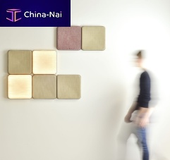 Wall-mounted sound-absorbing panel for false ceilingfree-standingfor partition wall