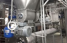 Continuous mixer dynamicgranulespowder