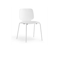 Contemporary chair BABILA 2730indoorplasticchromed metal base