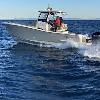 Outboard cabin cruiser T250 SF Capraiagasolinetwin-engineplaning hull