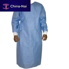 Unisex surgical gown disposableblue