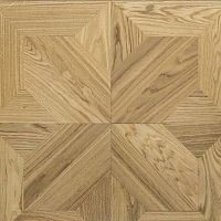 Solid parquet floor CRYSTALoaklacqueredsandblasted