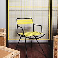 Outdoor chair DAN 2074 contemporarypolyesterpainted steel base