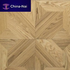 Solid parquet floor CRYSTALoaklacqueredsandblasted