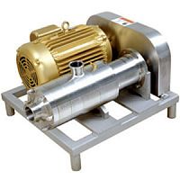 Rotor-stator homogenizer Boston Shearmill®in-linesolid/liquidhorizontal
