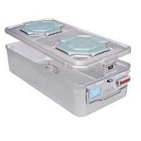 Instrument sterilization container PLUSHINE series anodized aluminumwith filterwith valve