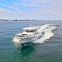 Outboard day fishing boat ROVER 12twin-enginewheelhousemulti-use