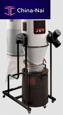 Cyclone dust collector JCDC-1.5mechanical shaker cleaningmobilefor wood dust