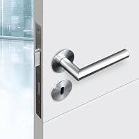 Door handle GUIMARESstainless steelcontemporarysatin finish
