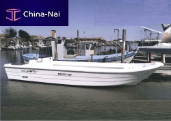 Inboard center console boat BREEZE 860twin-enginefiberglass16-person max.