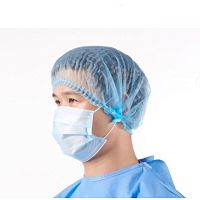 Bouffant scrub cap non-woven