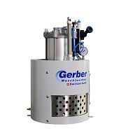 Pneumatic press for gluingwater-cooled