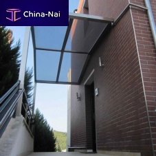 Entrance canopy stainless steelglassflat