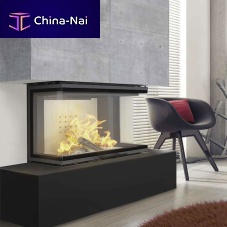 3-sided fireplace insert NBC/800/400wood-burningsteelcontemporary