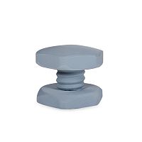 Original design stool SBULLONEfabricpainted steel basecentral base