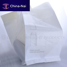 Aircraft sick bag Pinched Bottompaper