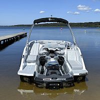 Jet-ski propelled center console boat WB 777