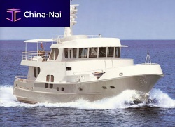 Inboard trawler 78'displacement hullwheelhouse3-cabin