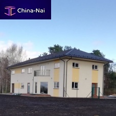 Eco-friendly house KALNGALEmodularcontemporarytwo-story