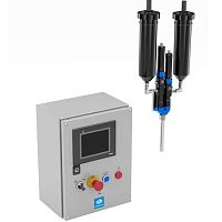 Epoxy resin mixer-dispenser LiquidFlow 2methacrylate adhesivepolyurethane gluesilicone