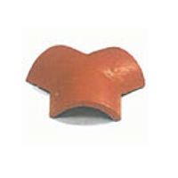 Edge roof tile THREE-WAY three-wayclay