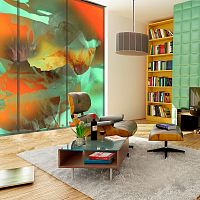 Fabric sliding panel