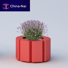 Galvanised steel flower box TALL G465roundother shapescontemporary