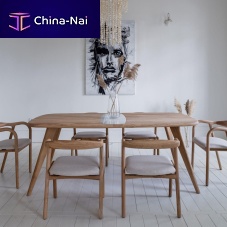 Scandinavian design dining table Orloakwalnutsolid wood